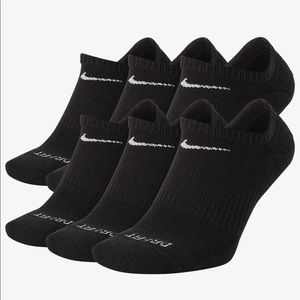 Nike Training No-Show Socks (6 Pairs) Black
